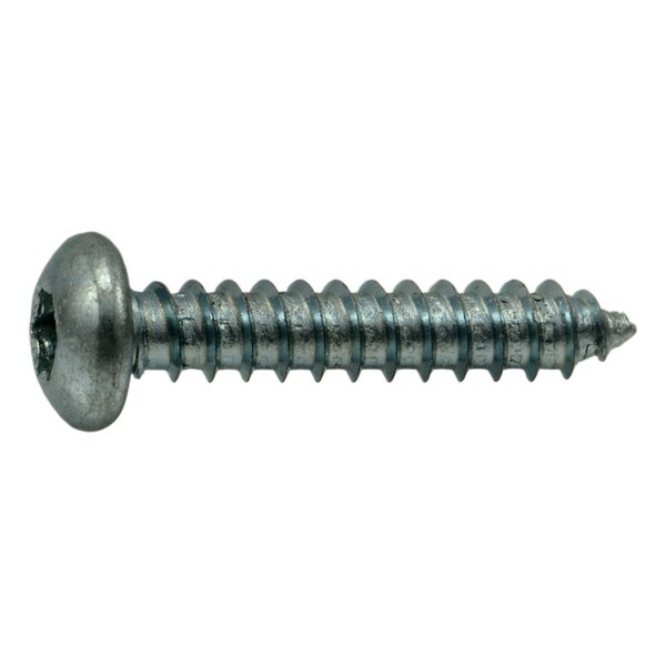 Midwest Fastener Sheet Metal Screw, #6 x 3/4 in, Zinc Plated Steel Pan Head Torx Drive, 30 PK 37056